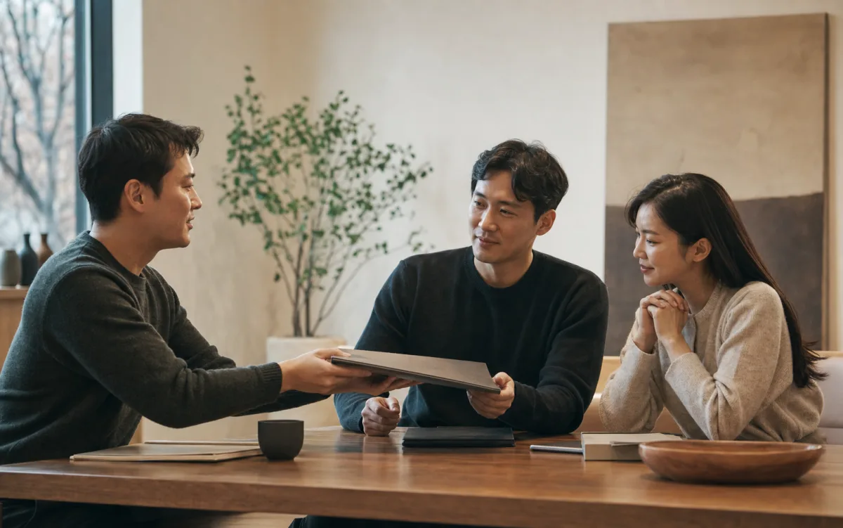 한 사람이 두 사람을 연결해 프로젝트 기회를 만드는 현대 협록 이미지
