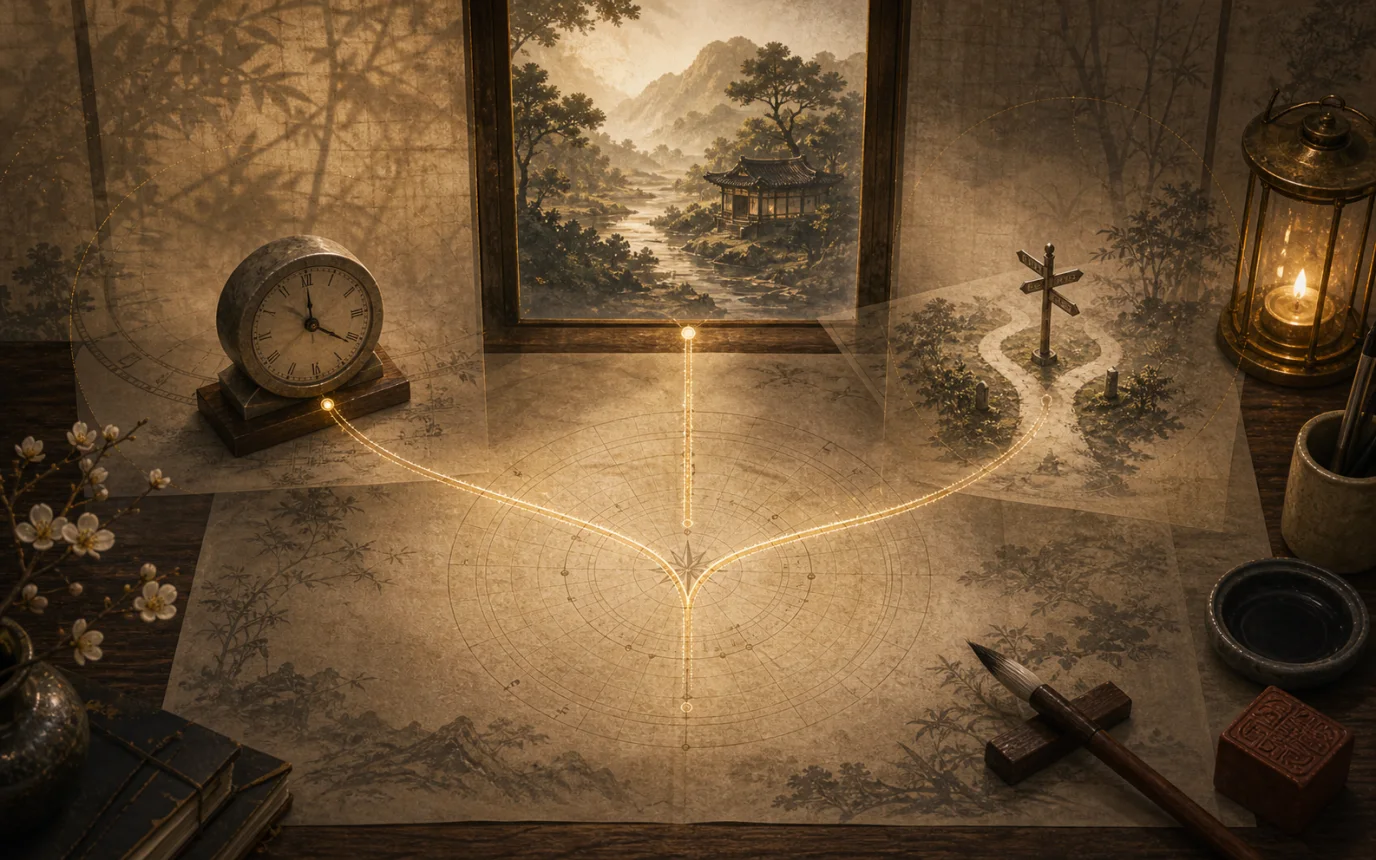 출생시간 환경 선택이 같은 사주를 다르게 만드는 이미지